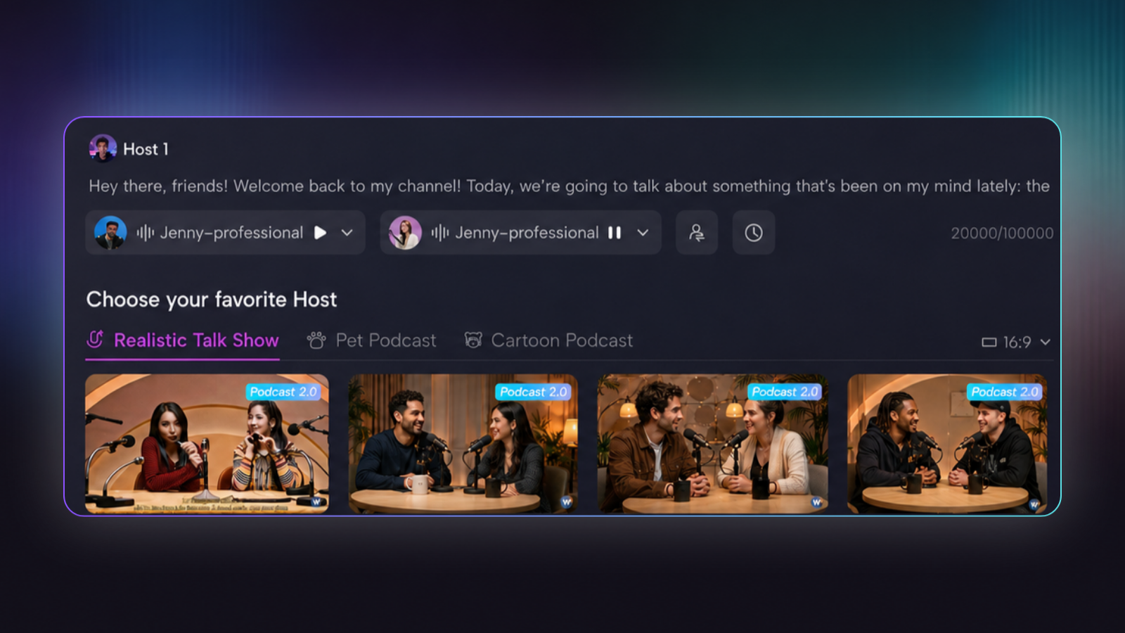 Choose Podcast Format