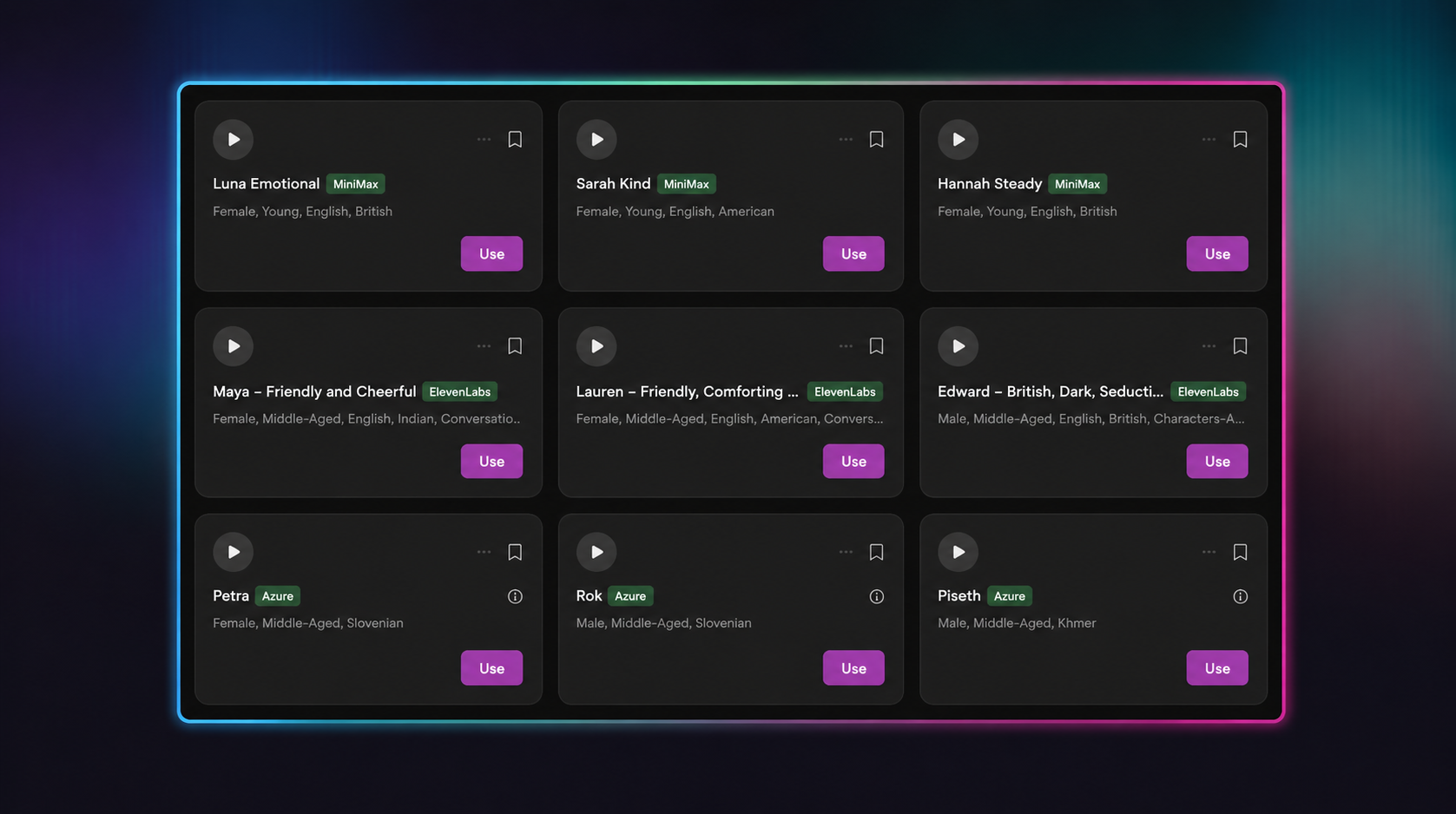 A Voice Library Built for Storytelling