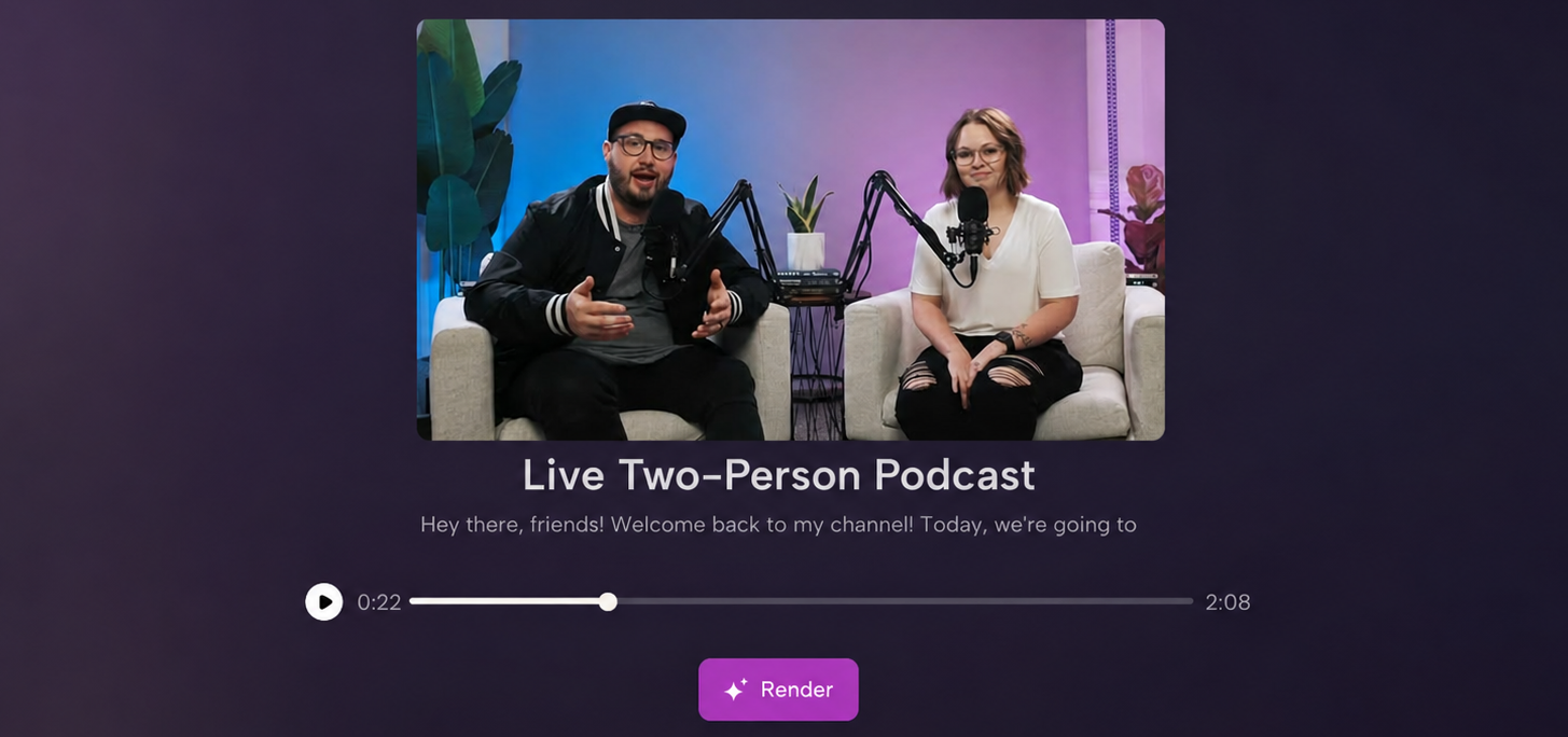 Create a Video Podcast