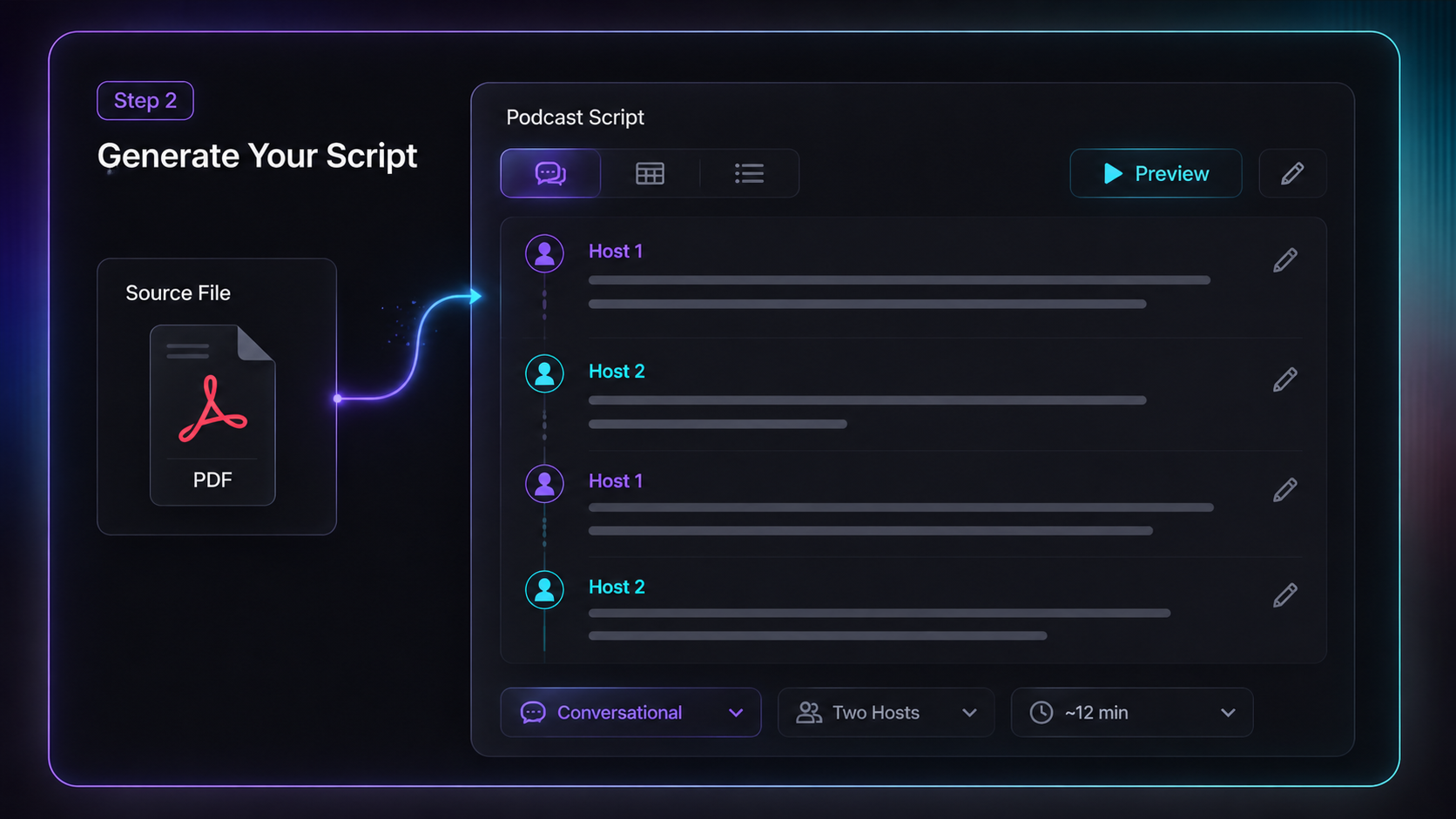 Generate Your Script