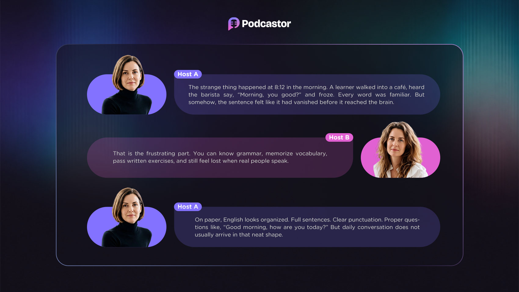 AI Generated Learning Podcast Conversations