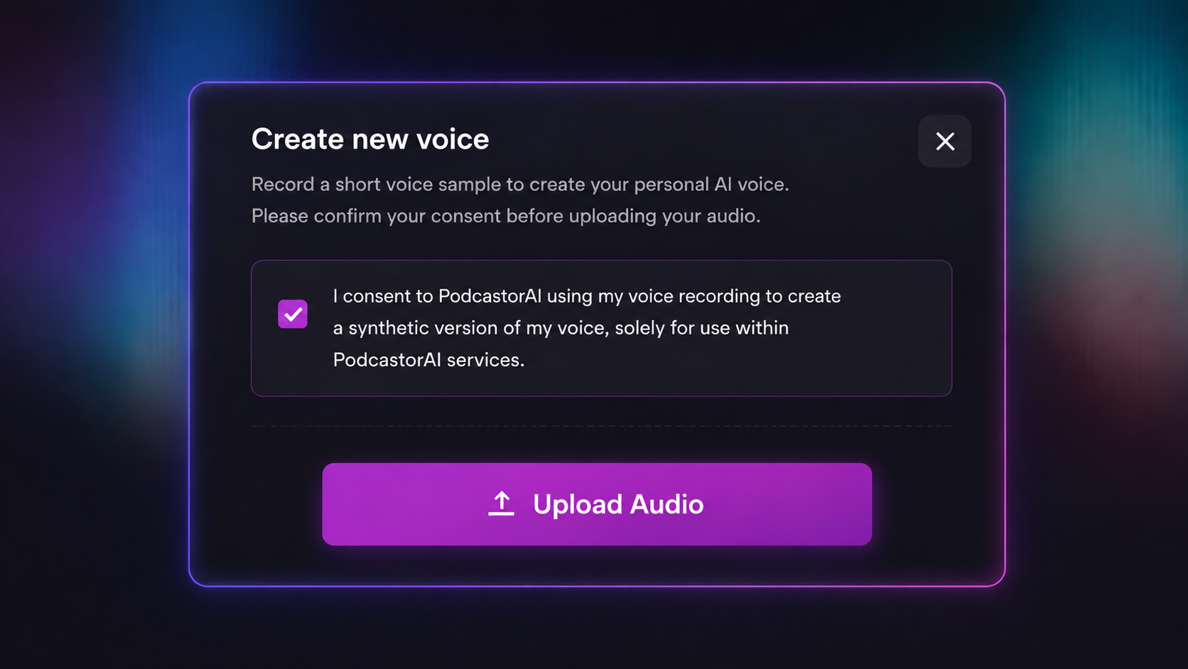 Clone Your Own Voice for Every Episode