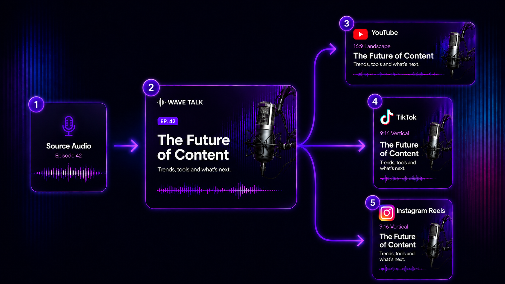 One Audio, Multiple Platforms
