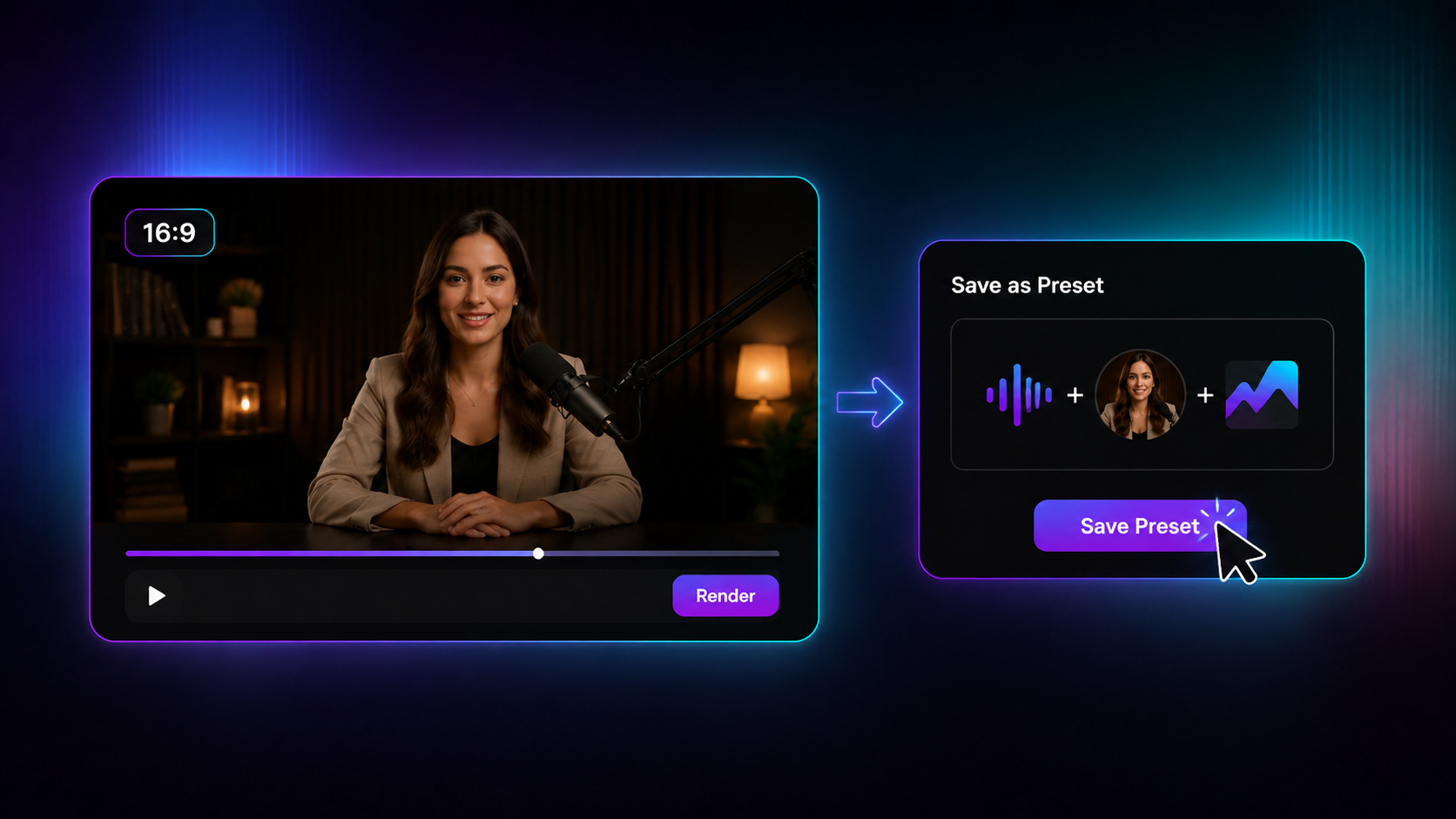 Render and Save Preset
