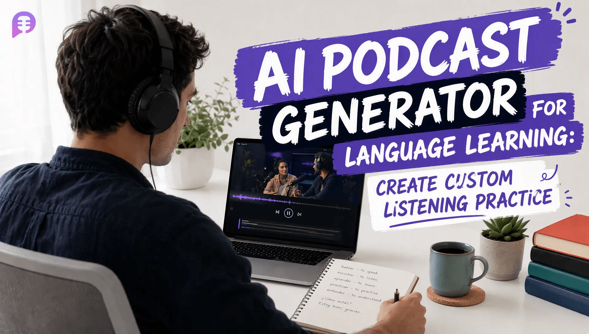 AI Podcast Generator for Language Learning: Create Custom Listening Practice
