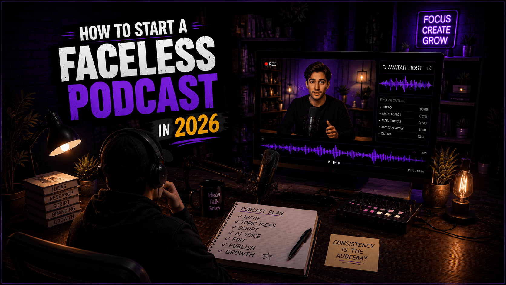 How to Start a Faceless Podcast in 2026