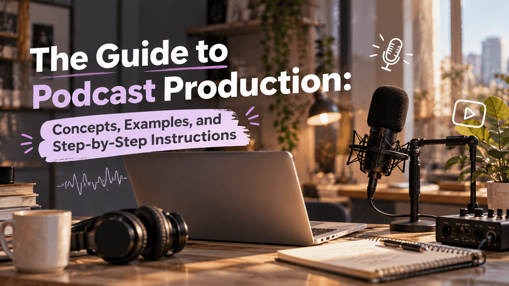 The Guide to Podcast Production: Concepts, Examples, and Step-by-Step Instructions