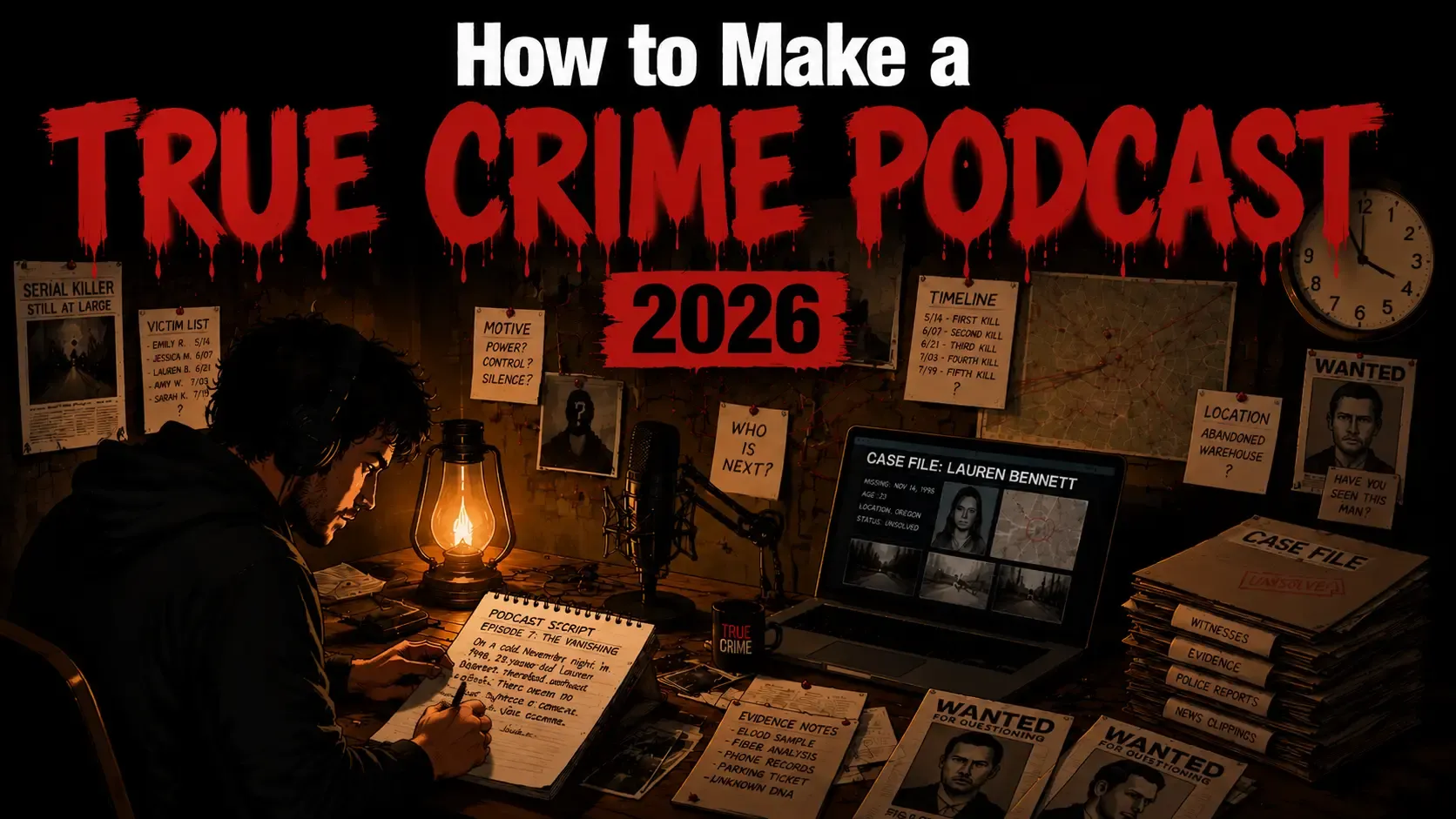 How to Make a True Crime Podcast: 2026 Complete Guide