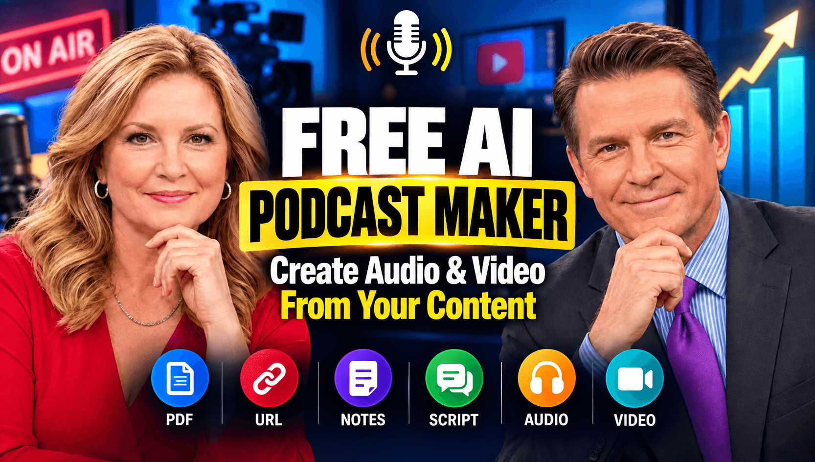 Free AI Podcast Maker: Create Audio & Video in 2026