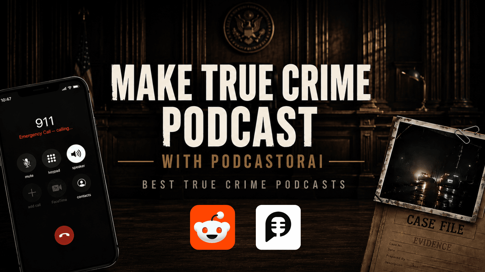 Best True Crime Podcasts: Make a Podcast with PodcastorAI