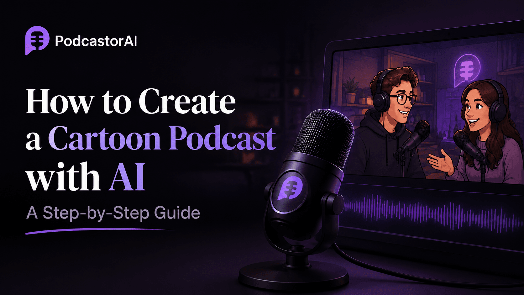How to Create a Cartoon Podcast with AI: A Step-by-Step Guide